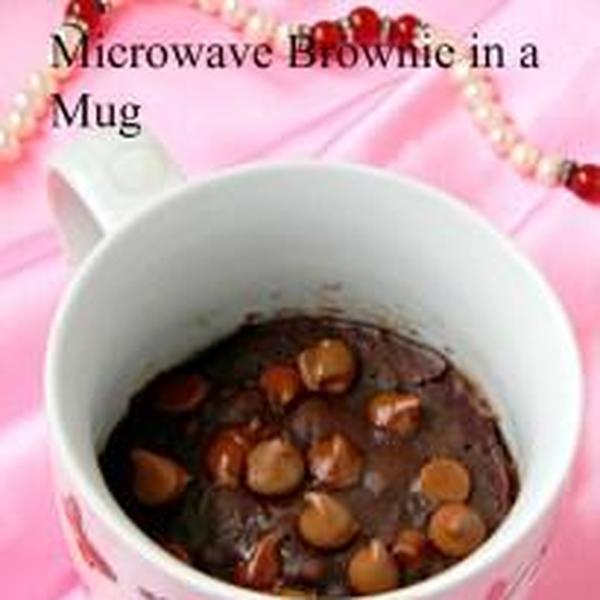 Microwave Mug Brownie Recipe / Eggless Mic