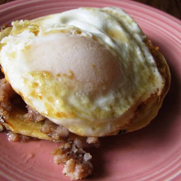 Open-Face, Meatless Breakfast Sandwich