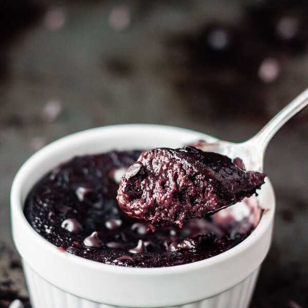 3 Ingredient Chocolate Protein Mug Cake