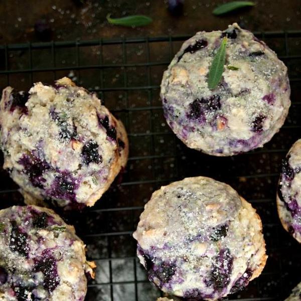 The Best Lavender Blueberry Muffins