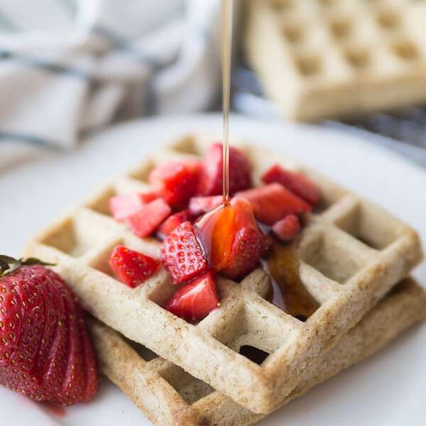 Gluten Free Make Ahead Freezer Waffles (2B Mindset/ 21 Day Fix)
