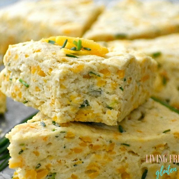 Gluten Free Cheese and Chive Scones