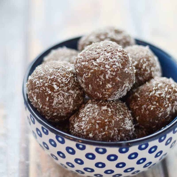 Chocolate Almond Butter Protein Balls
