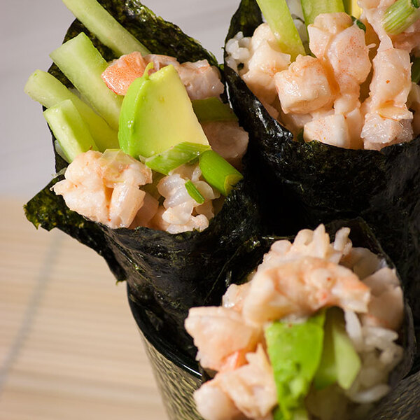 Spicy Shrimp Hand Roll Sushi Filling