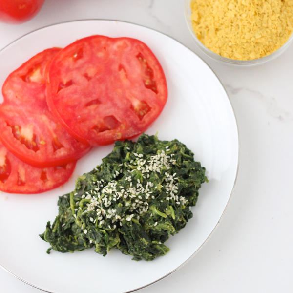 Vegan Creamed Spinach