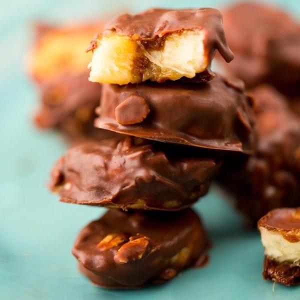 Chocolate-Peanut Butter Banana Bites