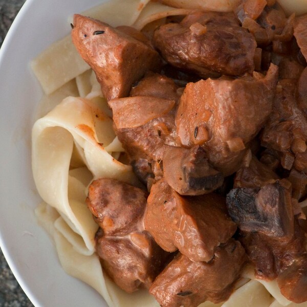 Seitan Stroganoff