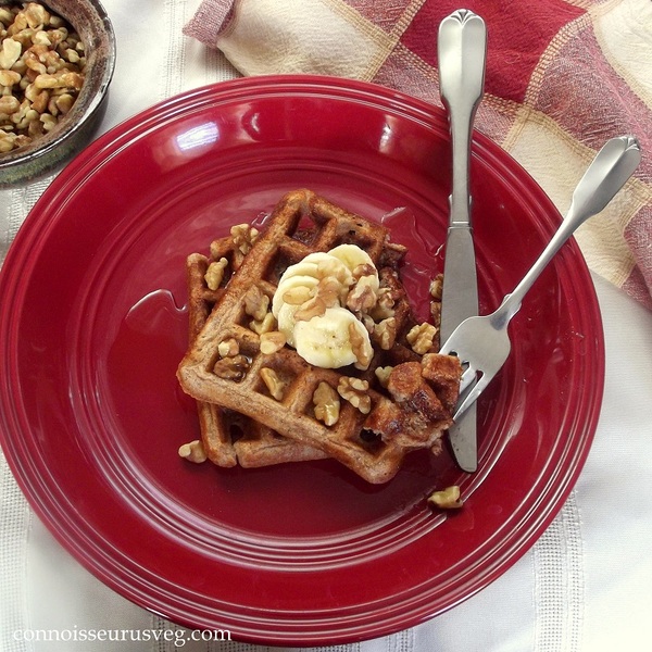 Vegan Banana Waffles